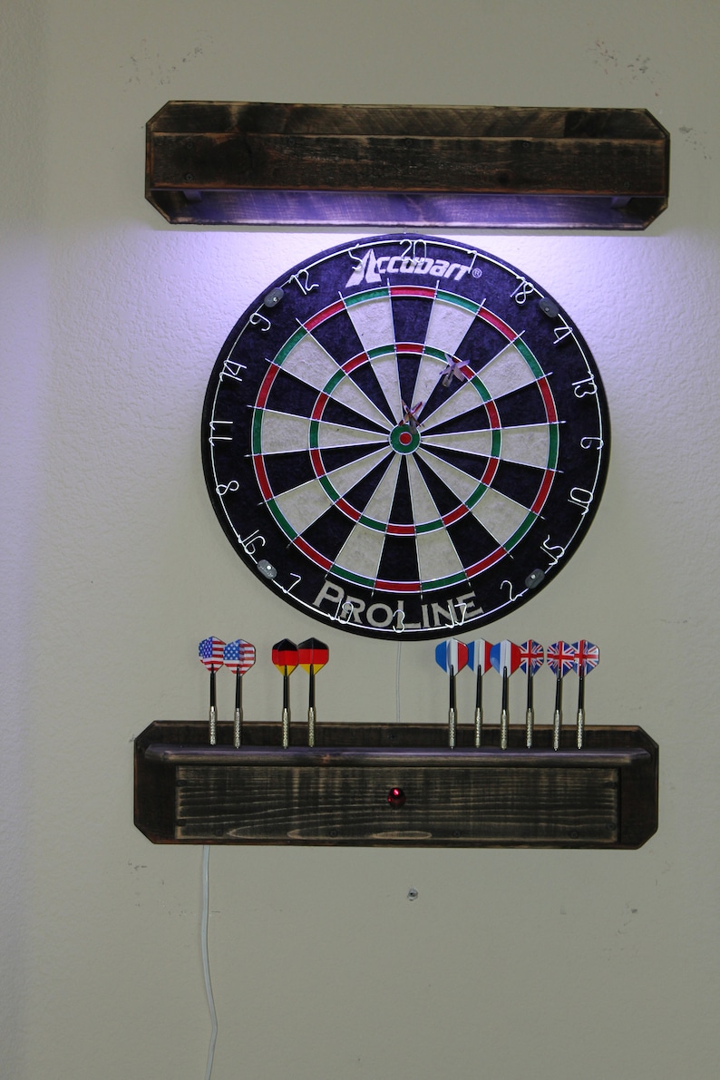 Darts Board Light LEDs & Dartboard Throw line Laser Combo Etsy France