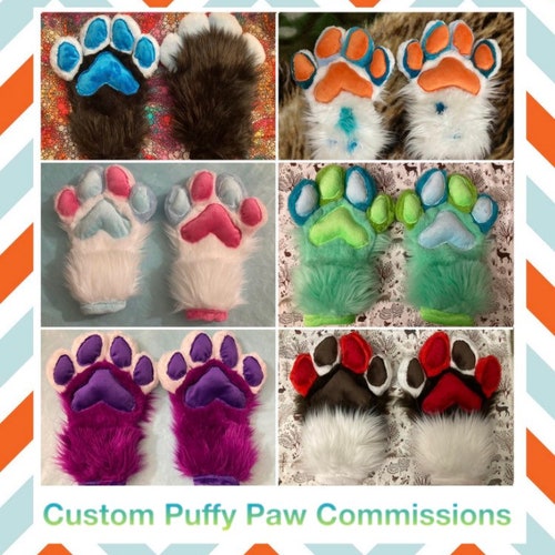 Custom Made Fursuit Handpaws | Etsy