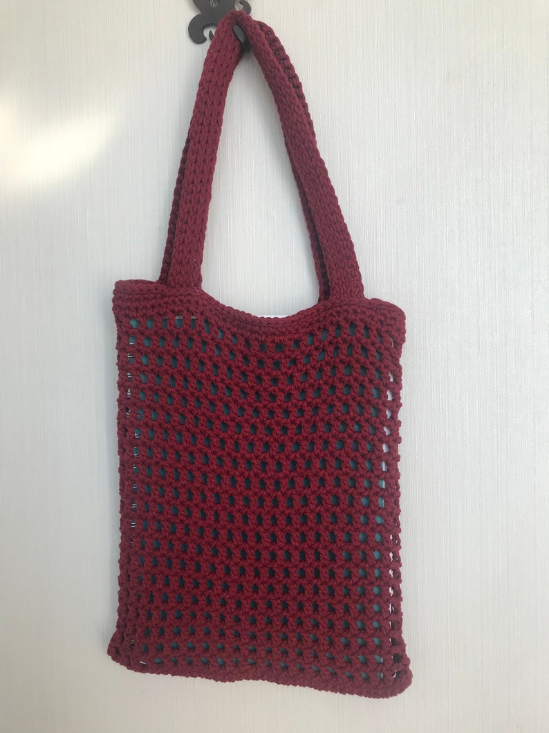 Shopper Crochet bag Tote bag Shopping bag String bag Avoska Shoulder bag