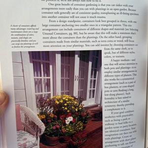 Vintage Book - Container Gardening: Creating Style and Beauty With ...