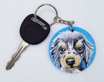 Custom Pet Keychain, Personalized Pet Keychain, Pet Remembrance Keychain, Custom Dog Keychain, Pet Owner Gift, Custom Handmade Pet Gift