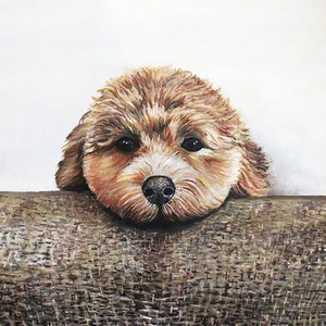 Retrato de mascota personalizado: pintura al óleo de perro o gato pintada a mano