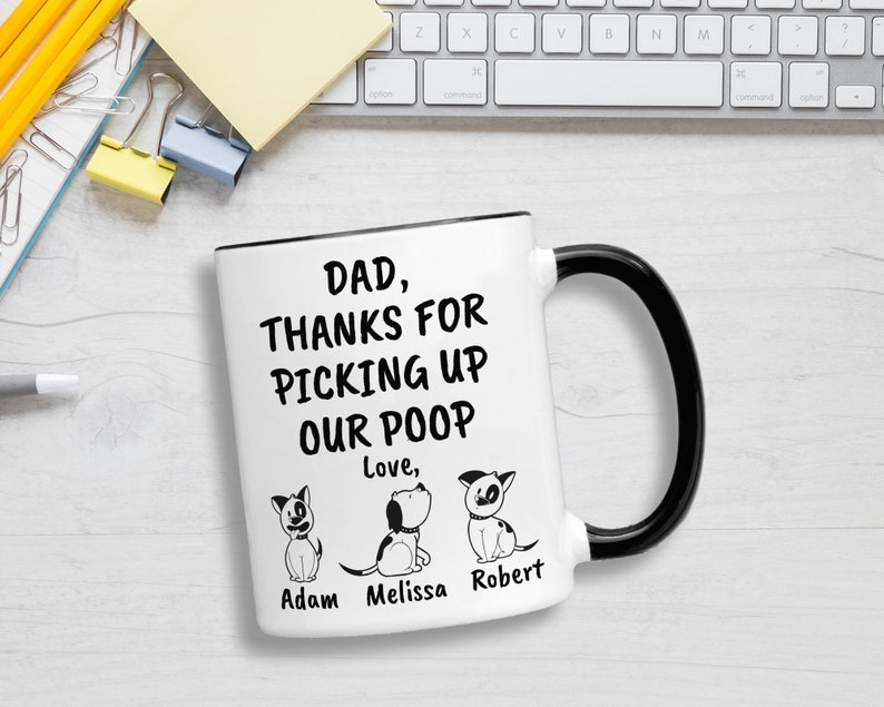 Dog Dad Mug from the Dog Personalized Mug Father/'s Day Gift Funny Dog Owner Gift