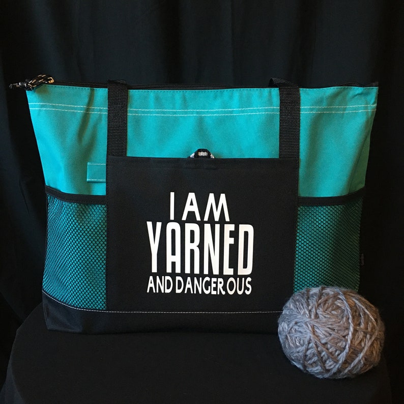 yarn tote bag