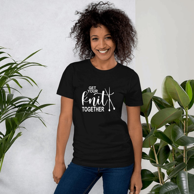 Shirt for Knitter Funny Knitter Shirt Gift for Mom Unisex Tshirt
