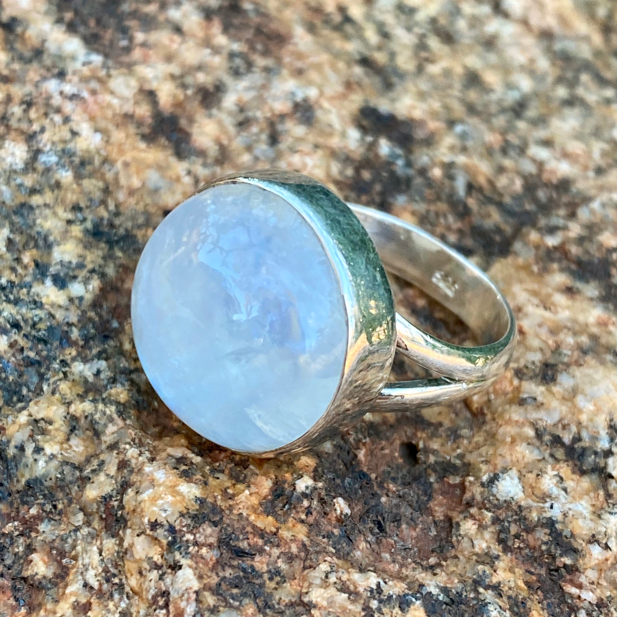 moonstone statement ring