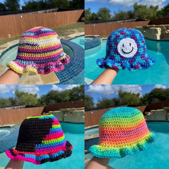 Wavy Hat Bucket Hat Sun Hat Gifts for Him Gifts for Her Etsy