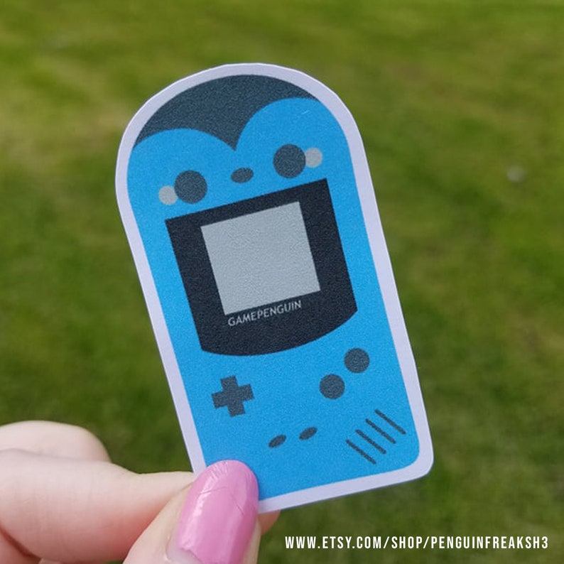 Matte Kawaii Animal Gameboy Stickers Bunny Penguin Dog - Etsy