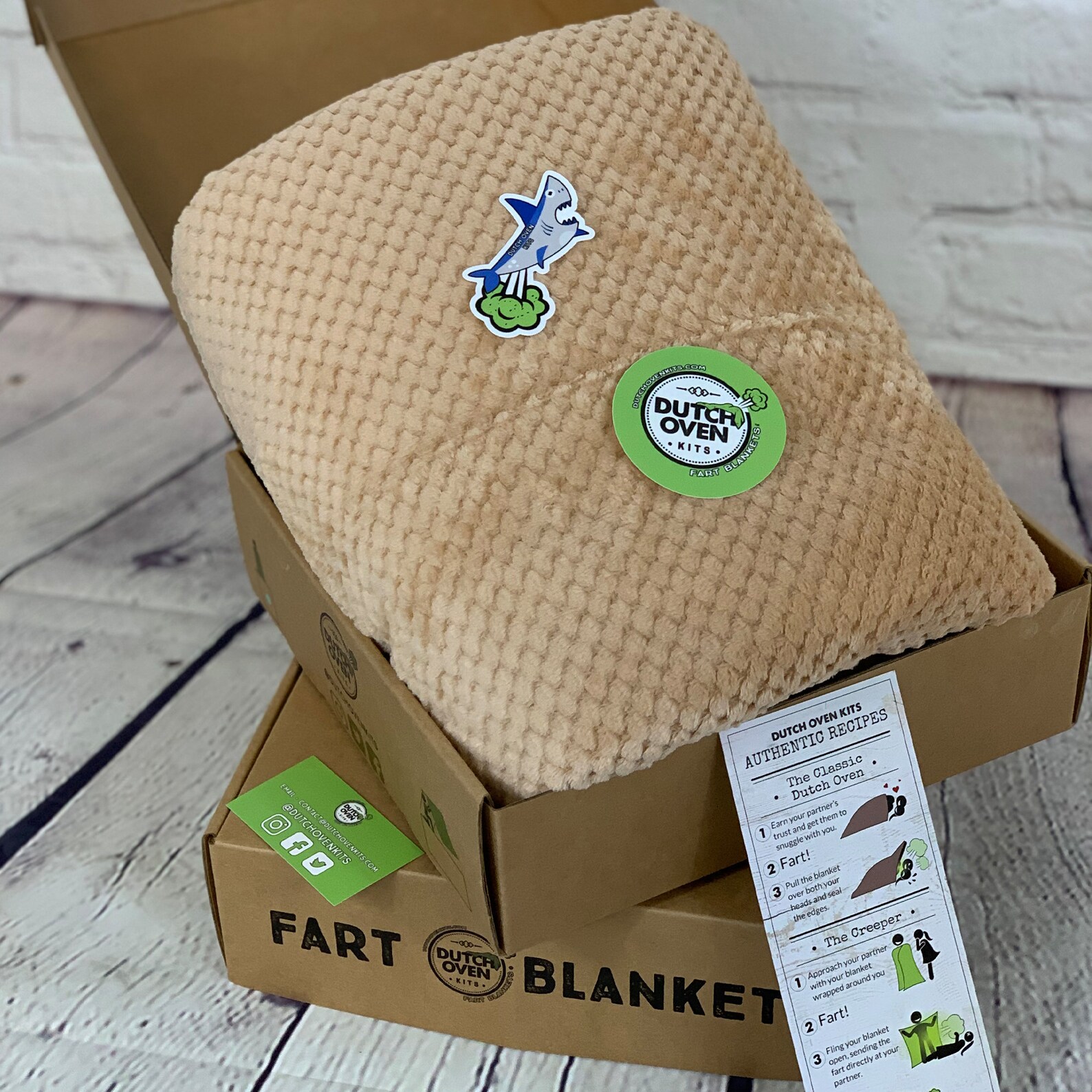 Fart Blanket Gift Box by Dutch Oven Kits A Funny Gift for Etsy