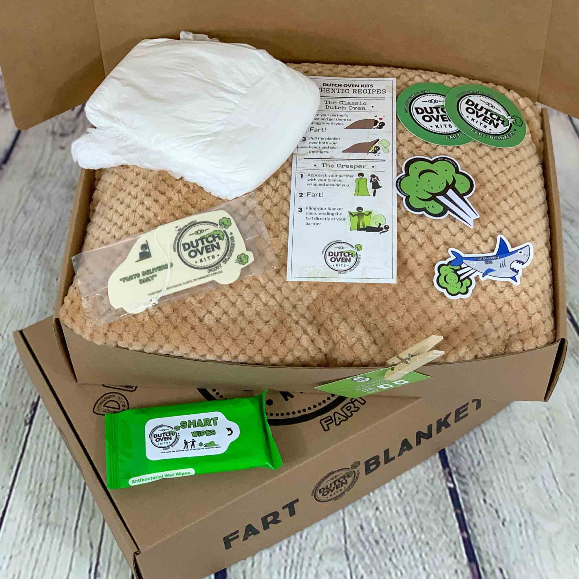 Deluxe Fart Blanket Gift Box by Dutch Oven Kits A Funny Gift Etsy