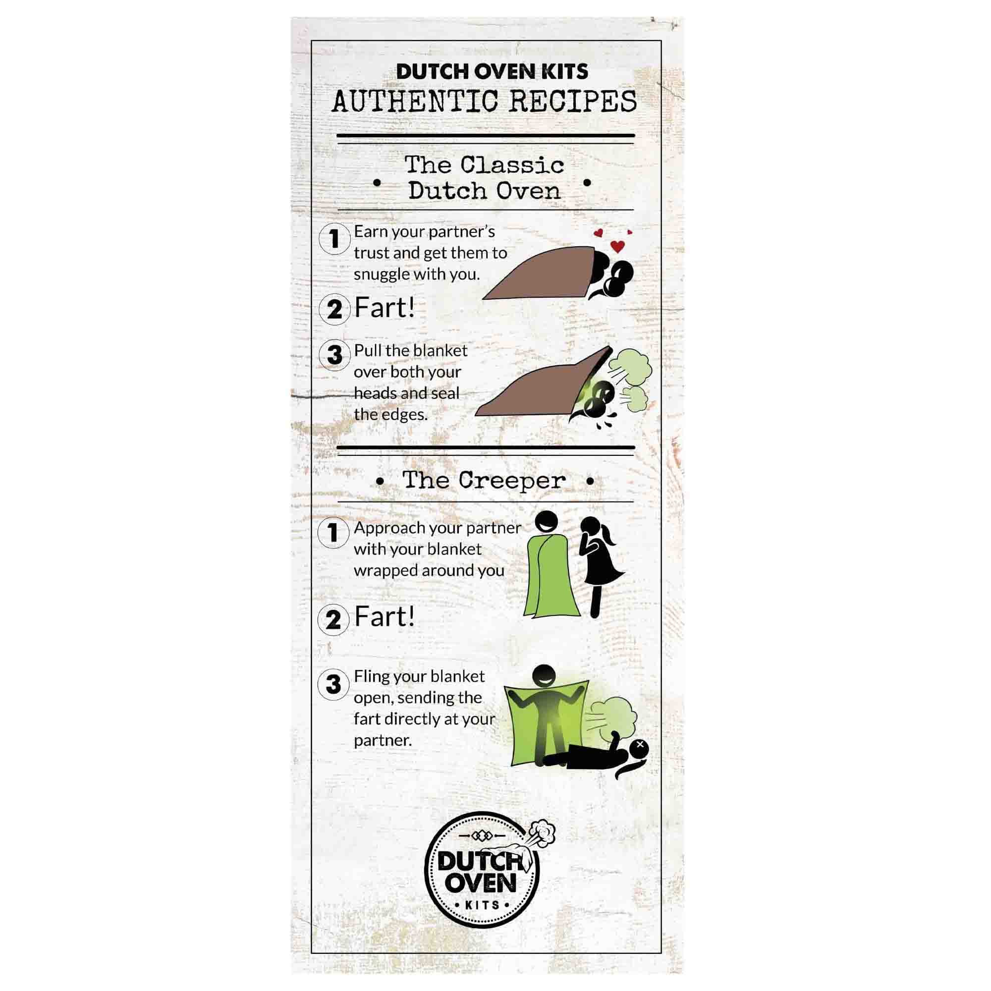 Fart Blanket Gift Box by Dutch Oven Kits Funny Birthday Gift Etsy