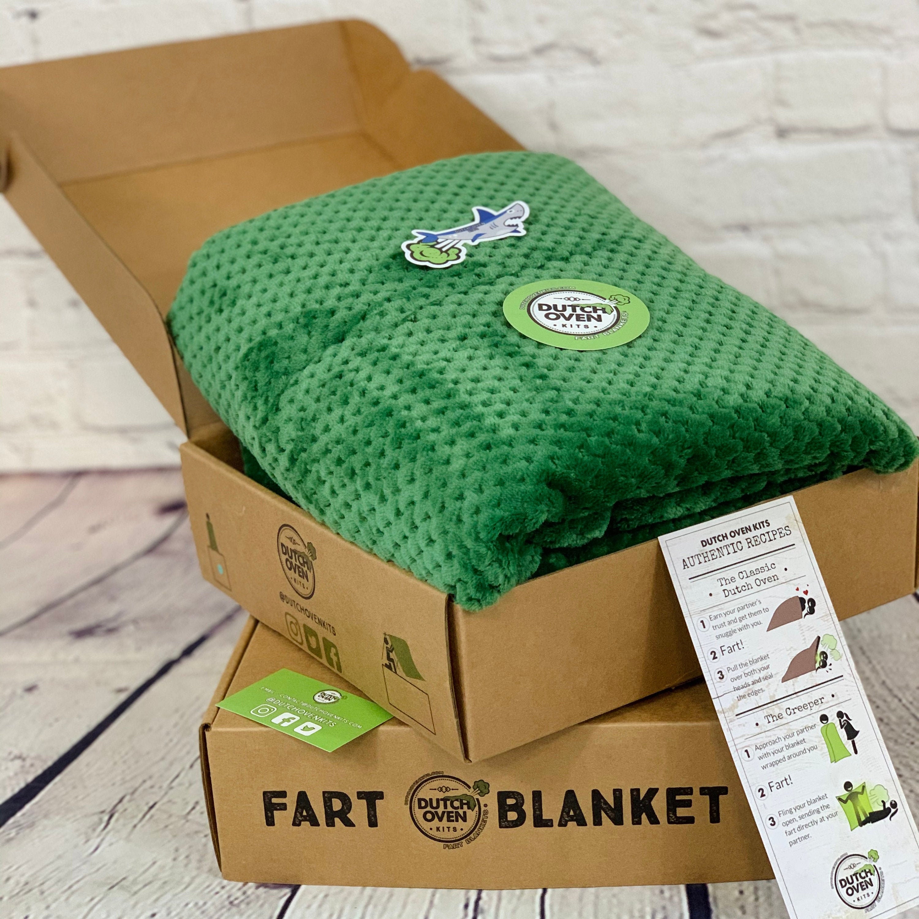 Fart Blanket Gift Box by Dutch Oven Kits Funny Birthday Gift Etsy