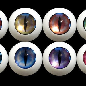doll eyes Cat eyes 8 color choices 8mm 10mm 12mm 14mm 16mm 18mm 20mm 22mm  ERSA FLORA BJD eyes