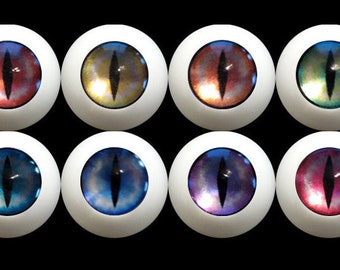 doll eyes Cat eyes 8 color choices 8mm 10mm 12mm 14mm 16mm 18mm 20mm 22mm  ERSA FLORA BJD eyes