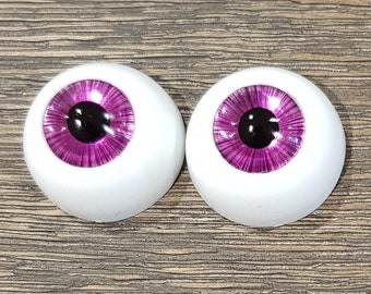Doll Eyes pink magenta style  8mm 10mm 12mm 14mm 16mm 18mm 20mm 22mm  ERSA FLORA BJD  eyes