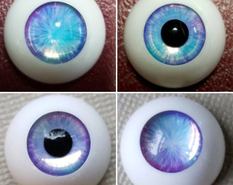 Doll Eyes Opaline Iridescent 8mm 10mm 12mm 14mm 16mm 18mm 20mm 22mm  ERSA FLORA BJD eyes