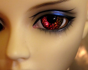 doll eyes 3 color options Stained glass style  8mm 10mm 12mm 14mm 16mm 18mm 20mm 22mm  ERSA FLORA BJD eyes