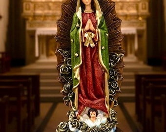 Beautiful Virgin of Guadalupe Statue
