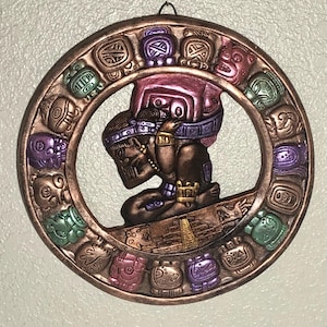 Mayan Calendar Wall Plaque