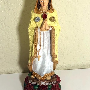 Virgin Mary Rosa Mística Statue