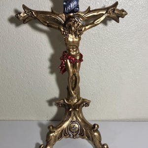 Jesus Christ on Cross Standing Crucifix