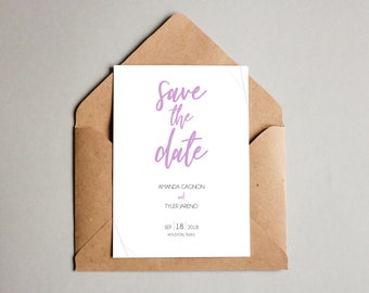 save the date tear off calendar post card digital file print etsy