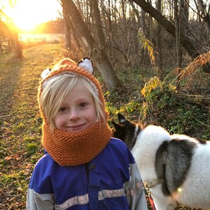 Kids Hand Knitted Animal Hoody Made From Ethically Sourced Merino Wool, Lined With Sherpa Upcycled Fleece Lining