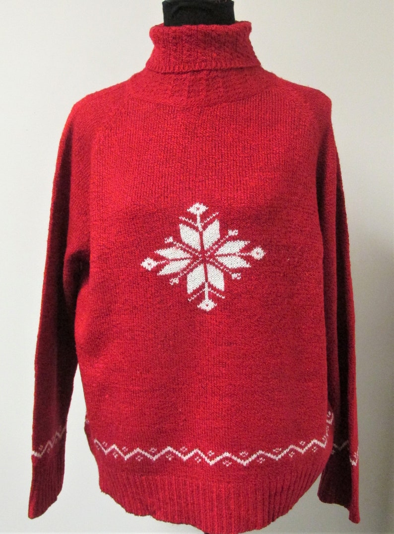 Carolyn Taylor Women/'s Christmas Knit Pullover Sweater Size Large