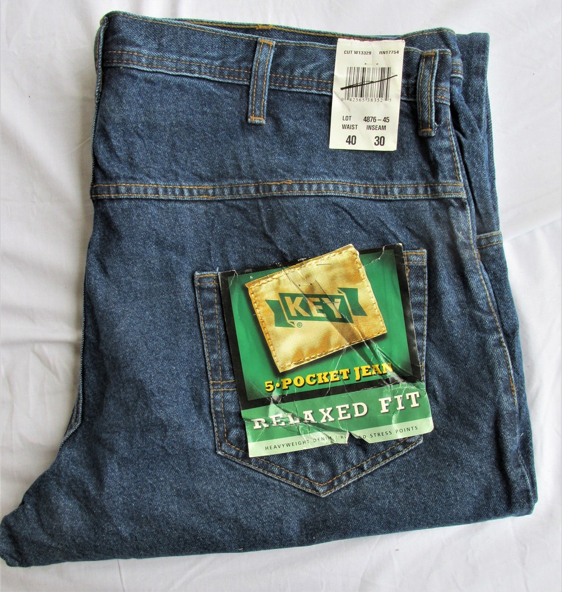Key Brand NWT Men's Relaxed Fit Jeans Size 40X30 Etsy