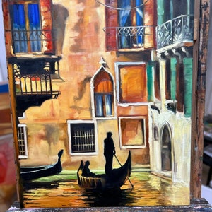 Oil Painting Italy Venice Wall art gift