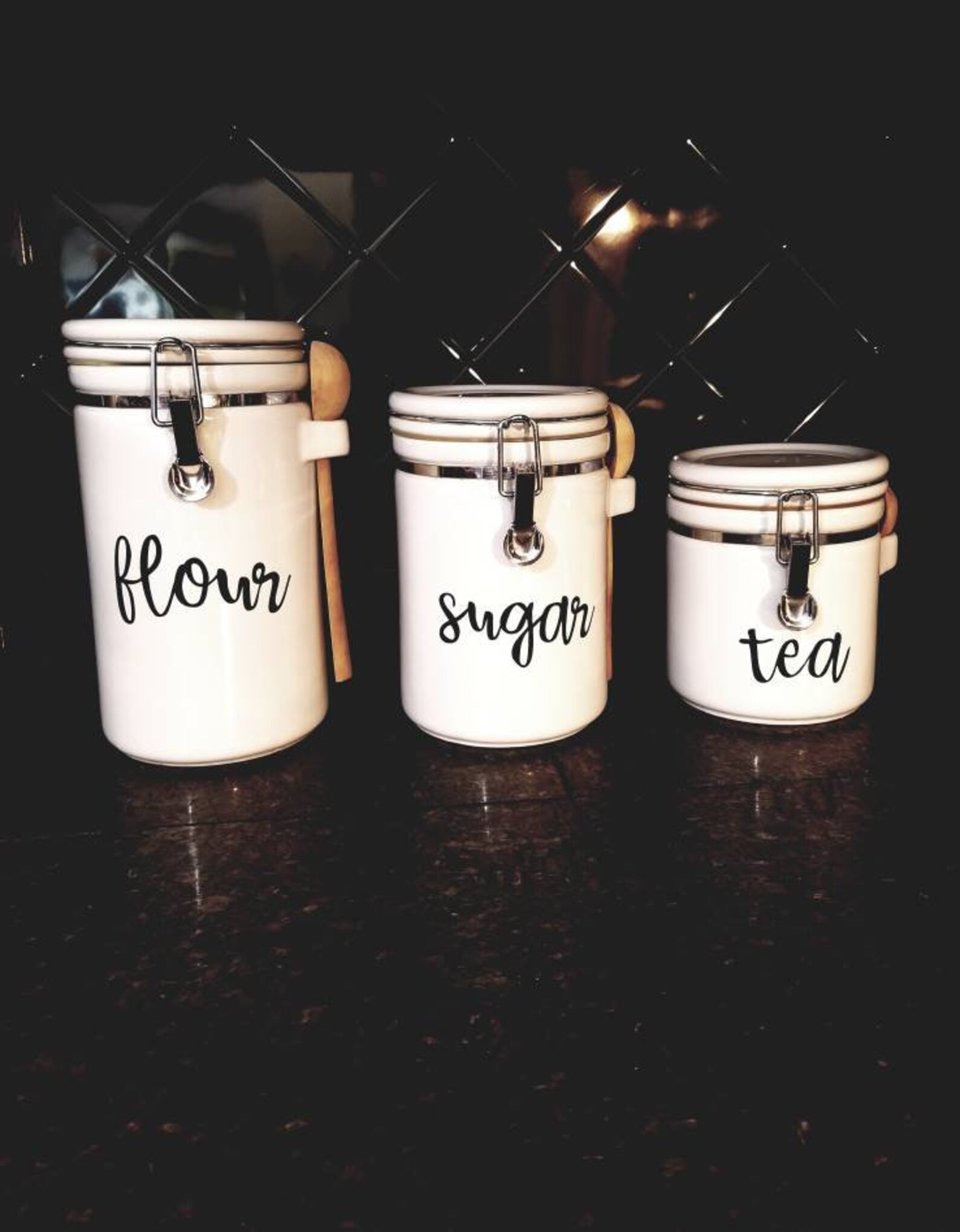 Custom Kitchen Organization decals Etsy