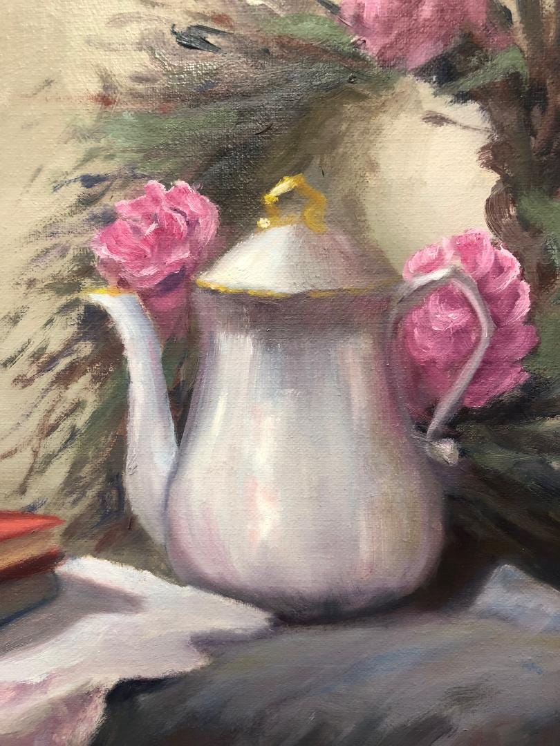 Original Oil Painting Still Life Titled: 