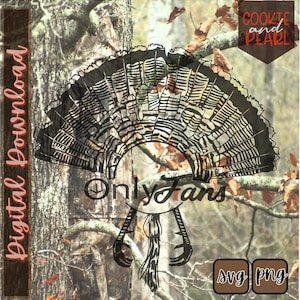 THE ORIGINAL OnlyFans Turkey Tail SVG Digital Download Cut File