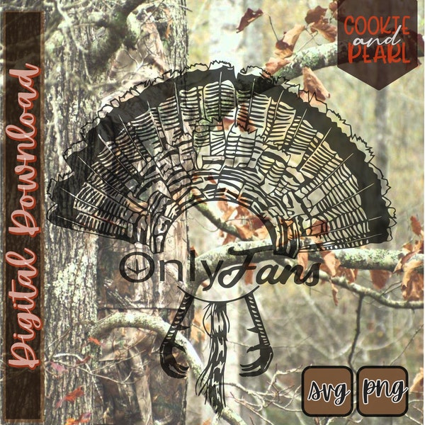 THE ORIGINAL OnlyFans Turkey Tail SVG Digital Download Cut File