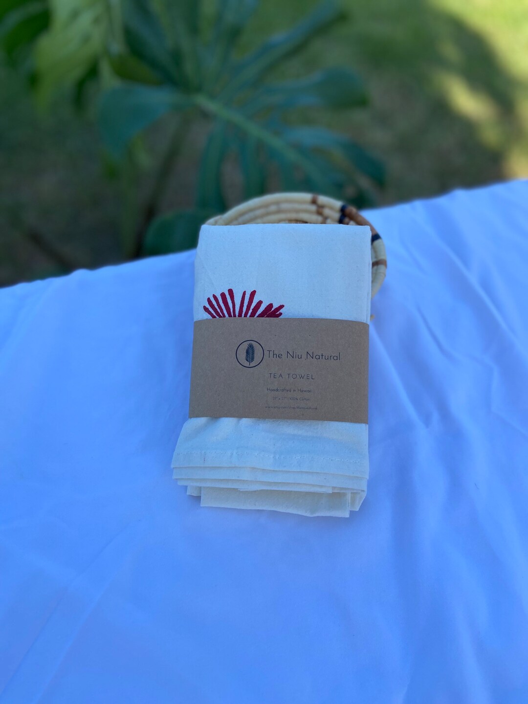 ʻŌhiʻa Lehua Organic Cotton Flour Sack Towel Etsy