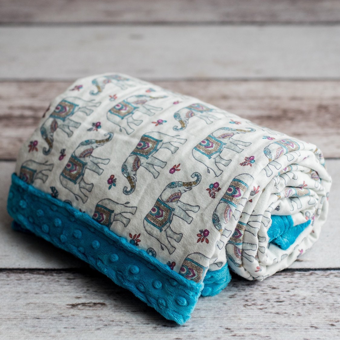 Custom Weighted Blanket for Adult or Teen, Leadfree Glass Microbeads