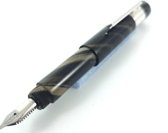 Tan Swirl Ebonite - Volt Model - Custom Fountain Pen