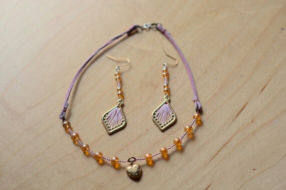 rose gold choker set