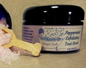 Peppermint Foot Scrub, Peppermint Sugar Scrub, Foot Scrub, Peppermint Essential Oil, Foot Care, Sugar Scrub, Exfoliating, Scrubs With Sugar
