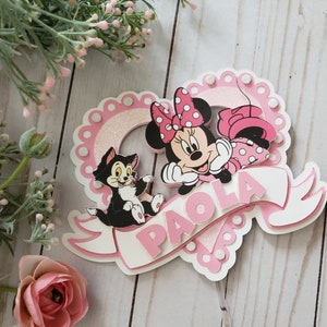Minnie Mouse cake topper