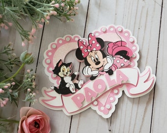 Minnie Mouse cake topper