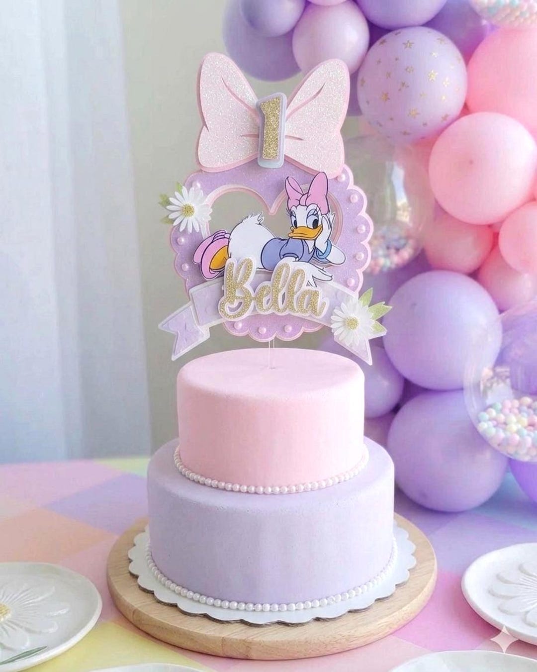 Daisy Duck Cake Topper Etsy
