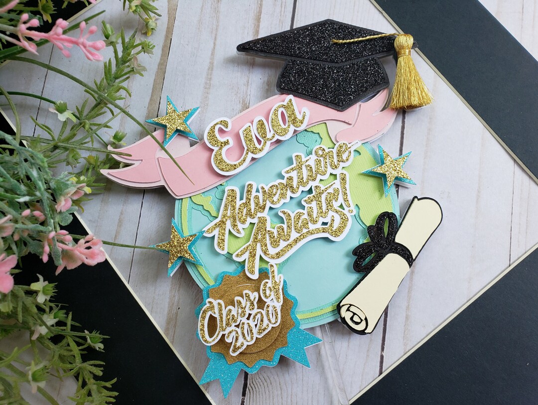 Graduation Cake Topper, Graduation Party Decorations, Custom Graduation