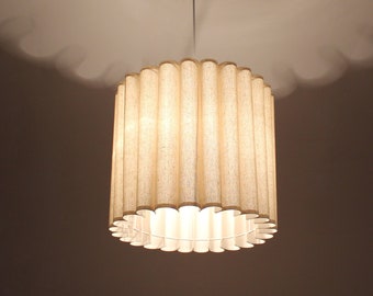 Handmade Burlap Pleated Pendant Light - Modern Home Decor-5#