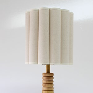 Handgemaakte jute trommel lampenkap: op maat gemaakte stoffen lamp, 110-240 V