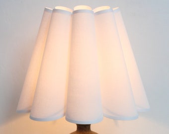 Duzy new handmade off-white fabric petal lampshade for home furnishing--11#,custom made,110-240V / 50-60Hz