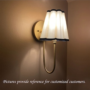 Scalloped sconce shade hotsell