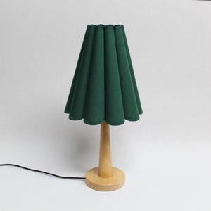 Duzy new handmade dark green fabric and acrylic table lamp for home furnishing-17# ,110-240V/50-60Hz