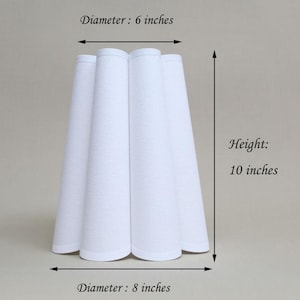 Duzy handmade fabric pleated lamp shade for home decor