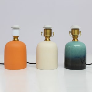 Duzy DIY ceramic lamp base of table lamp for home decor, 110-240V/50-60Hz, Using Worldwide.